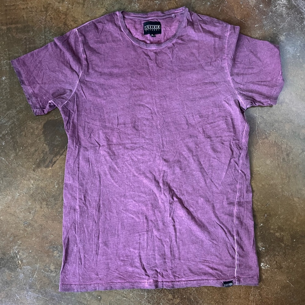 Long Faded Dark Red/Purple Tshirt